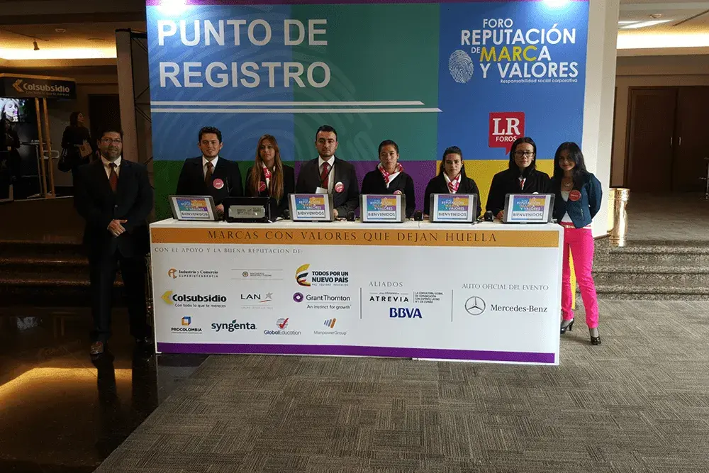 Imagen alusiva a la prestación de servicios para eventos presenciales